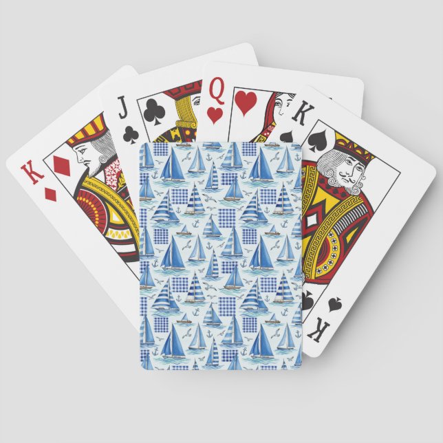 Jeu De Cartes La vie côtière Océans bleus (dos)