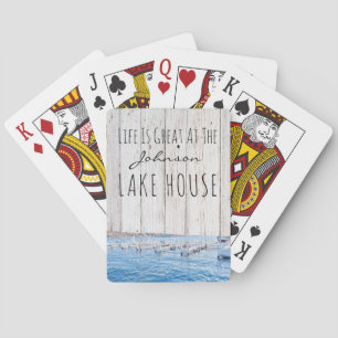 Jeu De Cartes La vie est géniale au Lakehouse Personnalisé