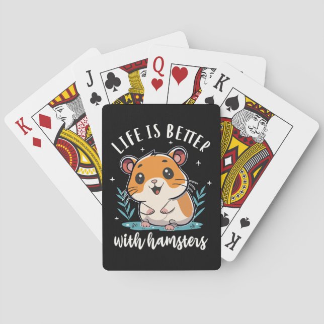 Jeu De Cartes La vie est meilleure avec des hamsters (dos)