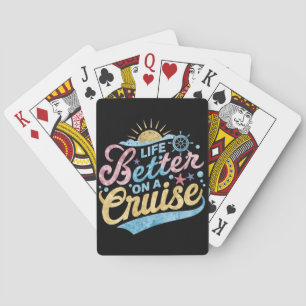 Jeu De Cartes La Vie Est Meilleure Sur Une Croisière Famille Vac