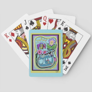 Jeu De Cartes La vie est trop courte, amusez-vous ! Joie Whimsic