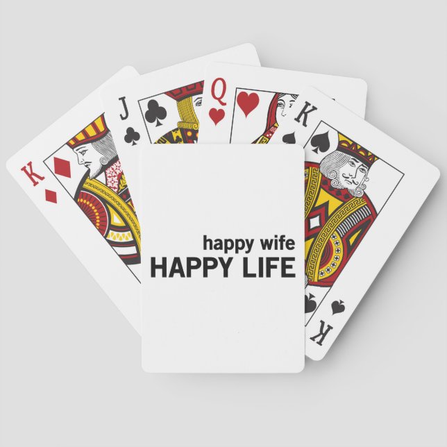 Jeu De Cartes La vie heureuse d'épouse heureuse (dos)
