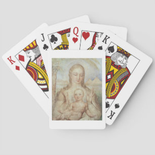 Jeu De Cartes La Vierge et l'Enfant en Egypte, 1810 (tempéra sur