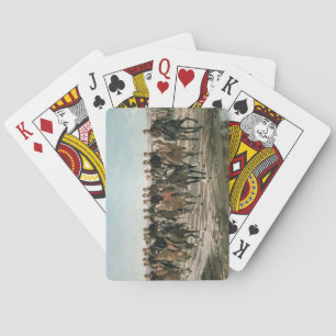 Jeu De Cartes La visite de la rivière Noire par le général Julio