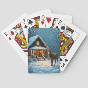 Jeu De Cartes La visite de Noël enneigée de Big Buck