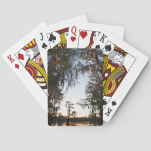 Jeu De Cartes Lac Caddo au lever du soleil