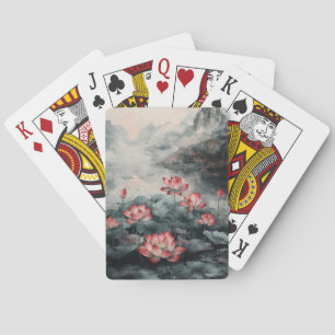 Jeu De Cartes Lac de lotus au clair de lune (5)