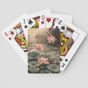 Jeu De Cartes Lac Lotus au Clair de Lune (3)