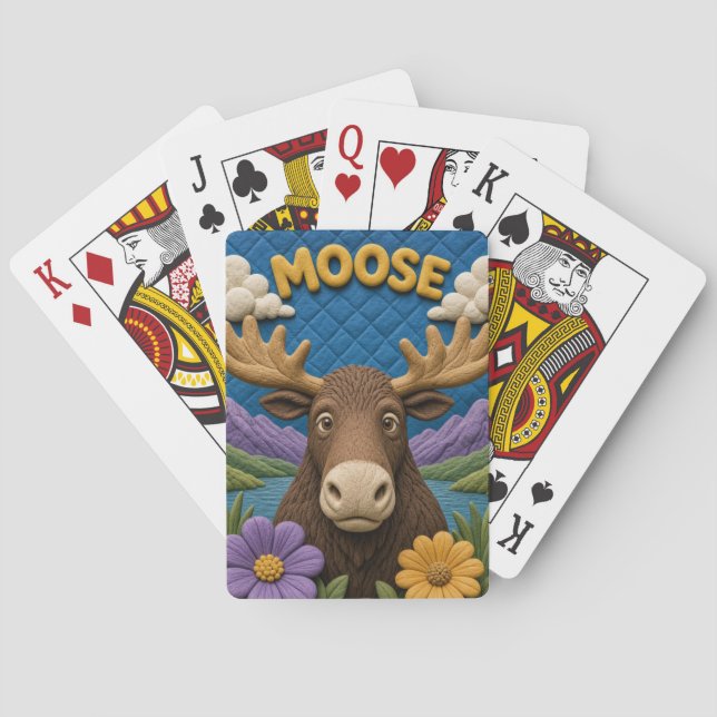 Jeu De Cartes Lac Moose Mountain Moderne KlayKoo (dos)