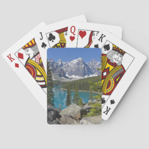 Jeu De Cartes Lac Moraine, Rocheuses canadiennes, Alberta, Canad