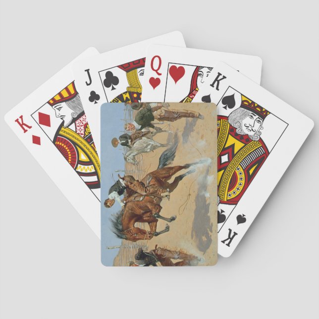 Jeu De Cartes Lâchez-le, Bill, vers 1893 (dos)