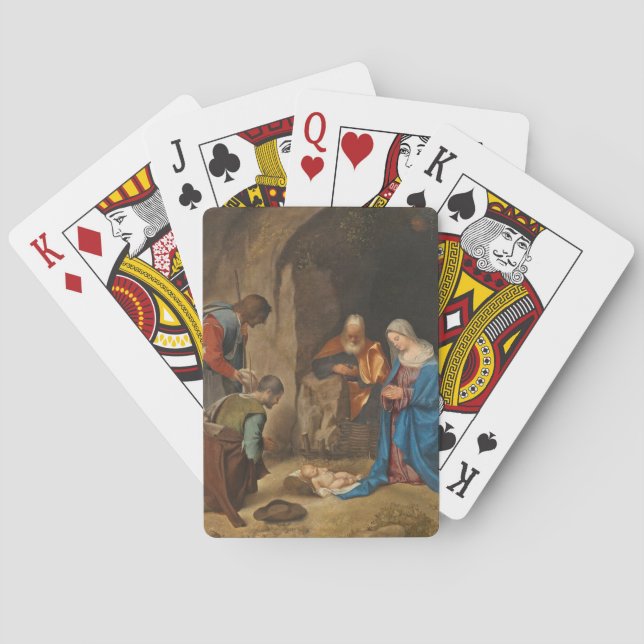 Jeu De Cartes L'adoration des bergers, 1505-10 (dos)