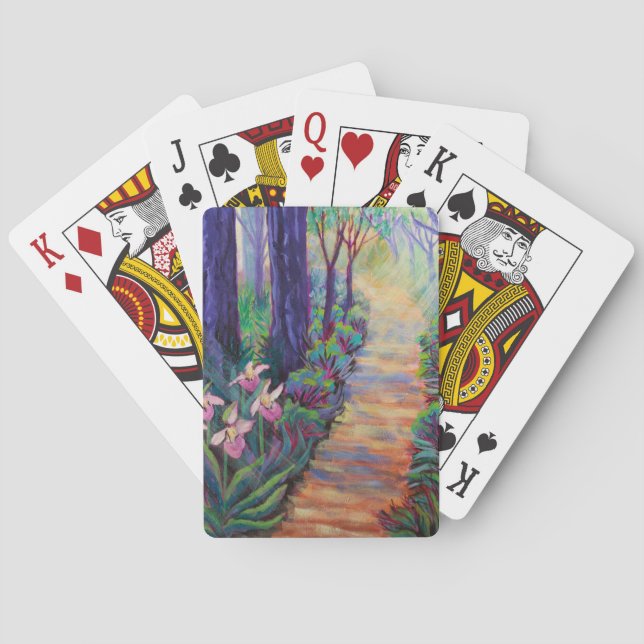 Jeu De Cartes Lady Slippers on the Path (dos)