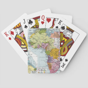 JEU DE CARTES L'AFRIQUE DIVISÉE, 1914