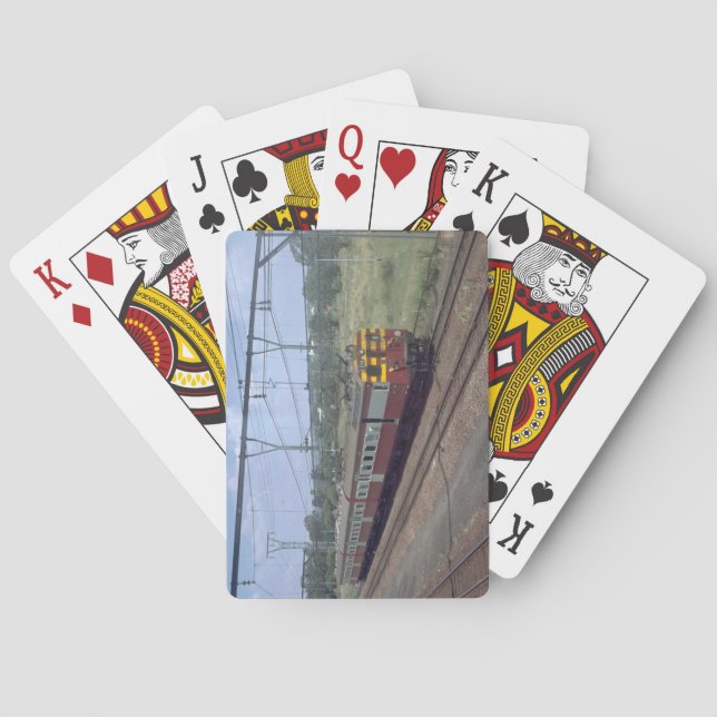 Jeu De Cartes L'Afrique du Sud, SAR MU_Trains du monde (dos)