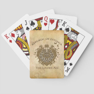 Jeu De Cartes L'âge d'or de l'Estonie qui joue aux cartes !