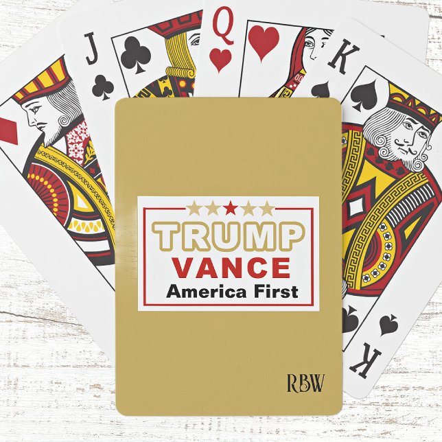 Jeu De Cartes L'âge d'or Trump-Vance L'Amérique d'abord (Créateur téléchargé)