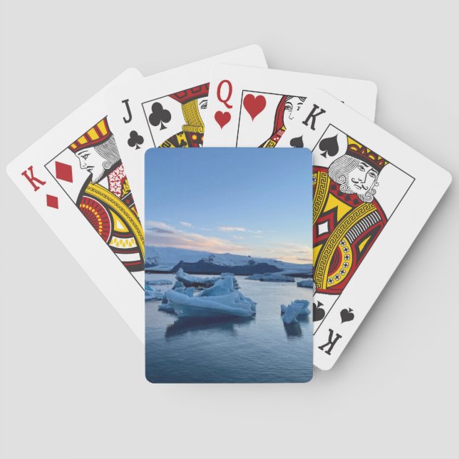 Jeu De Cartes Lagune des glaciers islandais - jouer aux cartes (dos)