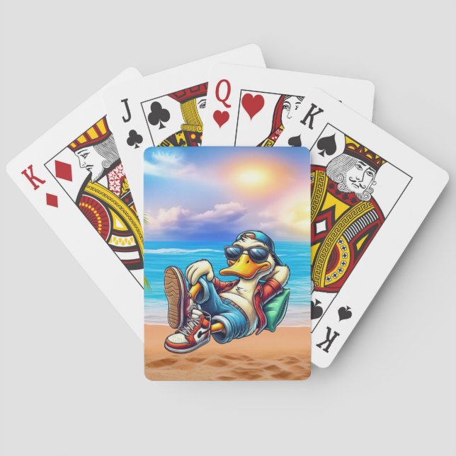 Jeu De Cartes Laid Back Beaching Duck Jouer Des Cartes (dos)