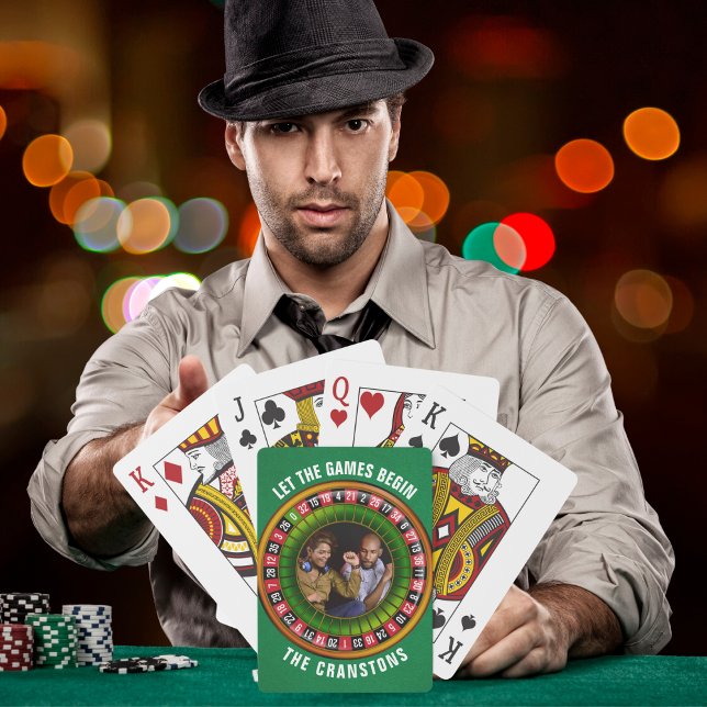 Jeu De Cartes Laisser les Jeux Commencer le design de la roulett (Créateur téléchargé)