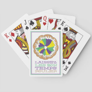 Jeu De Cartes Laissez Les Bon Temps Rouler Mardi Gras King Cake