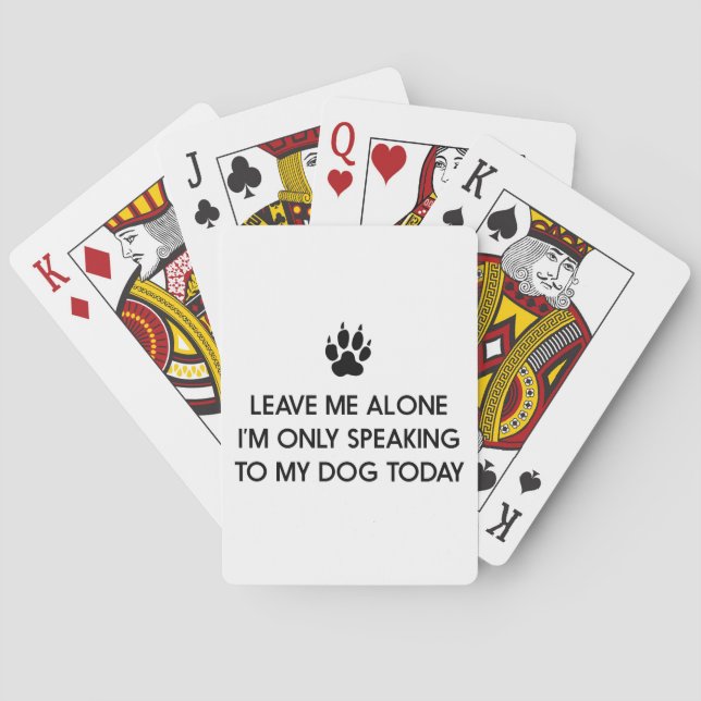 Jeu De Cartes Laissez-moi seul (dos)