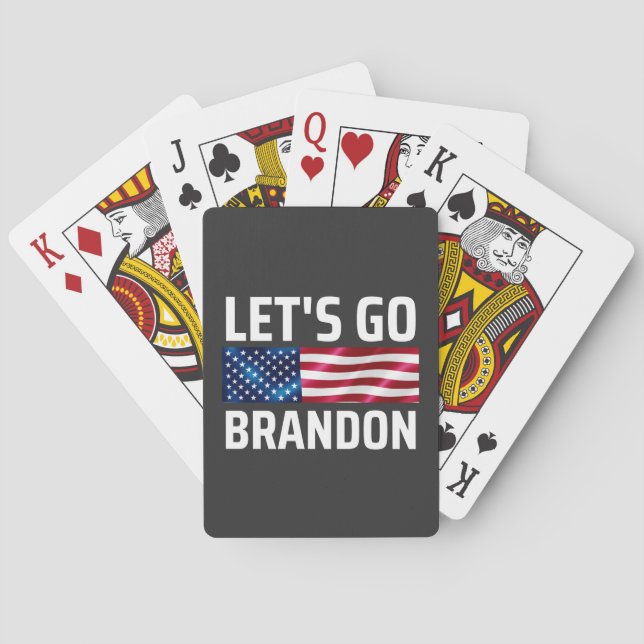 Jeu De Cartes laissons brandon laisser brandon aller brandon (dos)