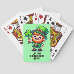 Jeu De Cartes Laissons les Shenanigans commencer, la Saint-Patri