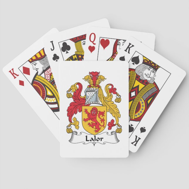Jeu De Cartes Lalor personnalisé (dos)