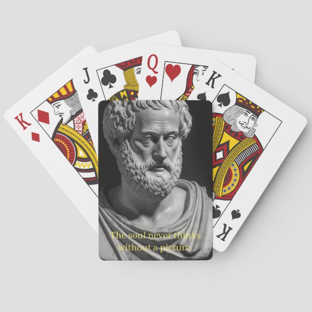 Jeu De Cartes L'âme ne pense jamais sans image (dos)