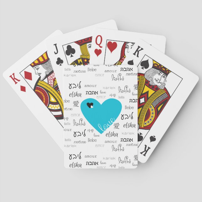 Jeu De Cartes L'amour est tout autour (dos)