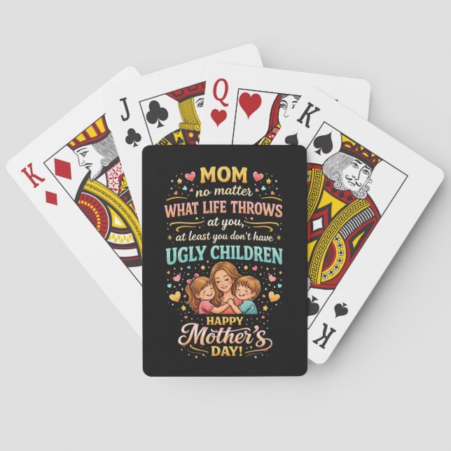 Jeu De Cartes L'amour riant de maman (dos)