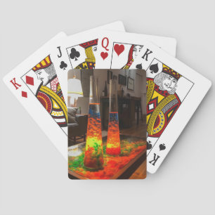 Jeu De Cartes Lampes Artsy Lava