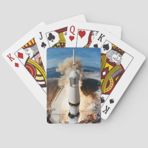 Jeu De Cartes Lancement de la fusée Apollo Saturn V vers la Lune