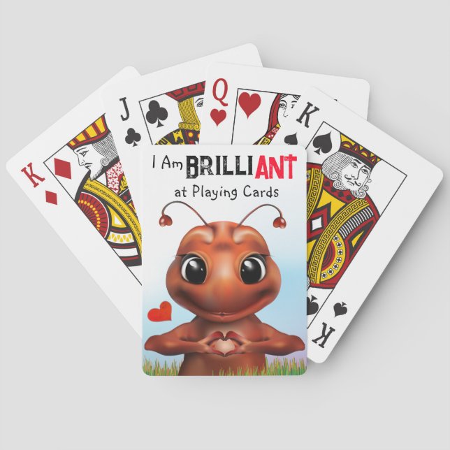 Jeu De Cartes Langue des signes de la fourmi pun (dos)