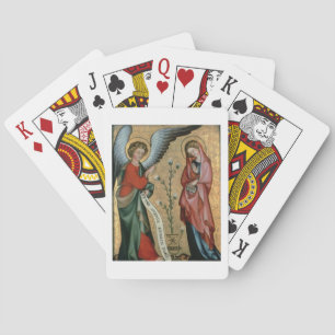 Jeu De Cartes L'Annonciation, v.1330 (huile sur panneau)