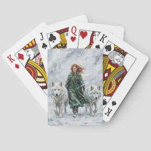 Jeu De Cartes Lanterne de la colombe de la paix radieuse Imbolc