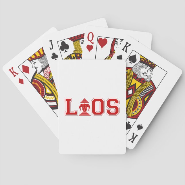 JEU DE CARTES LAOS UNIVERSITY (dos)