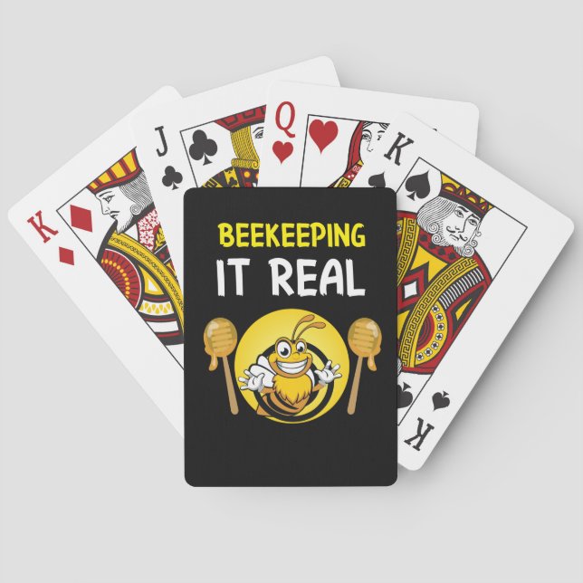 Jeu De Cartes L'apiculteur Art BeeKeeping It Real (dos)
