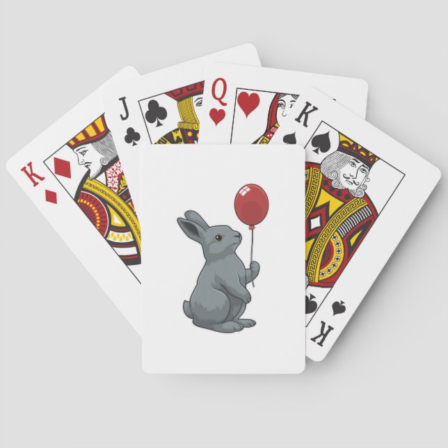Jeu De Cartes Lapin avec ballon (dos)