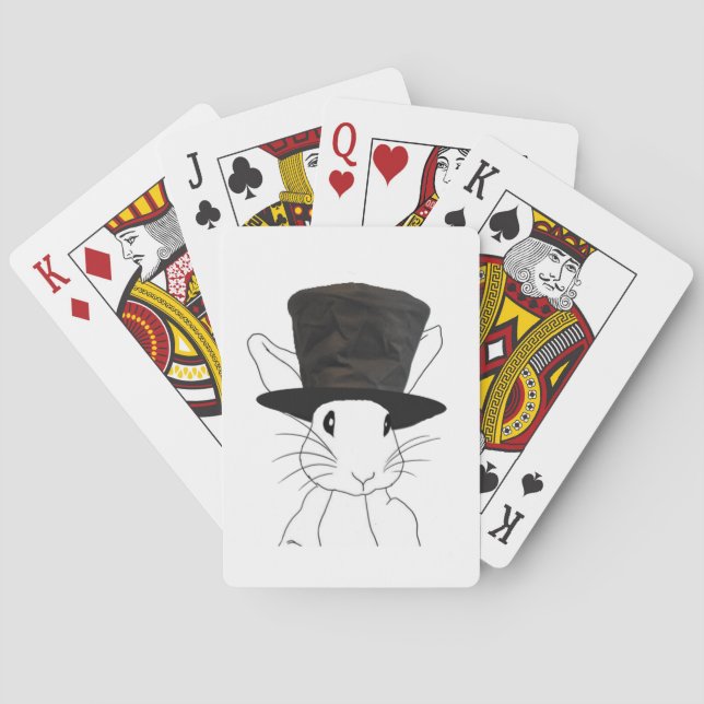 Jeu De Cartes Lapin Blanc (dos)