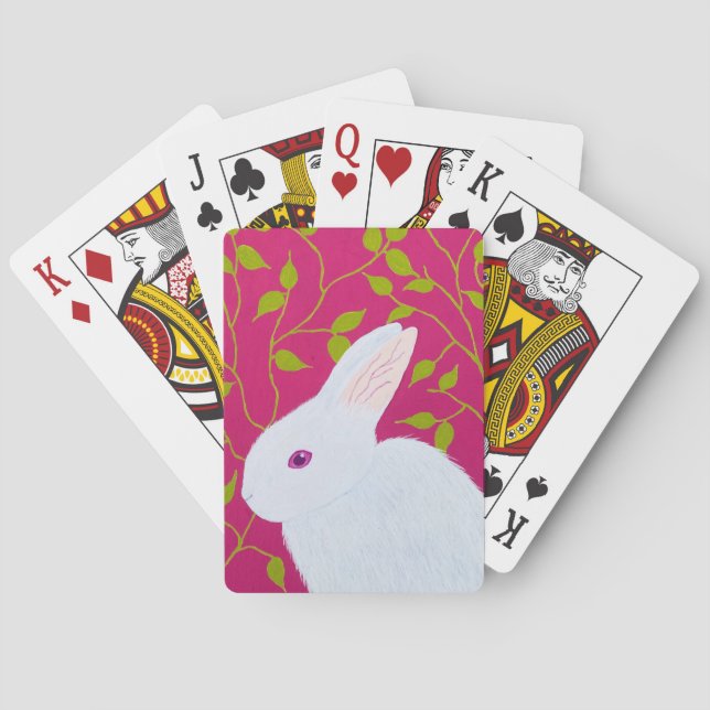 Jeu De Cartes lapin blanc (dos)