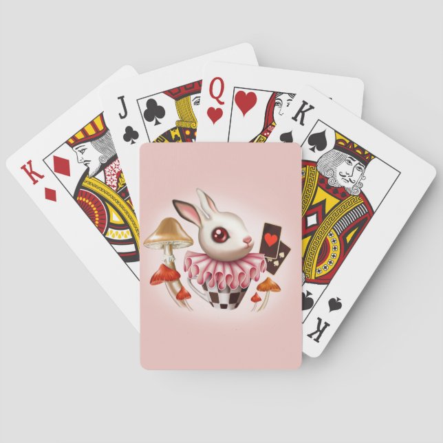 Jeu De Cartes Lapin Blanc (dos)