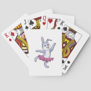 Jeu De Cartes Lapin comme Ballerina au Ballet