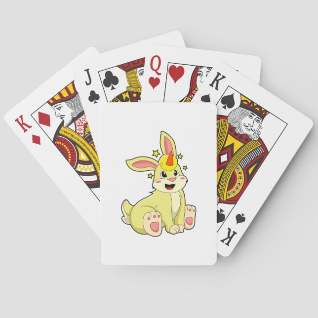 Jeu De Cartes Lapin comme licorne (dos)
