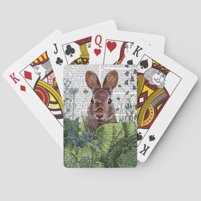 Jeu De Cartes Lapin dans une patte de chou (dos)