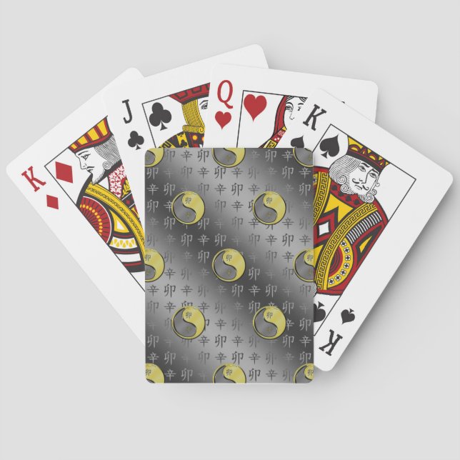 Jeu De Cartes Lapin de Métal (dos)