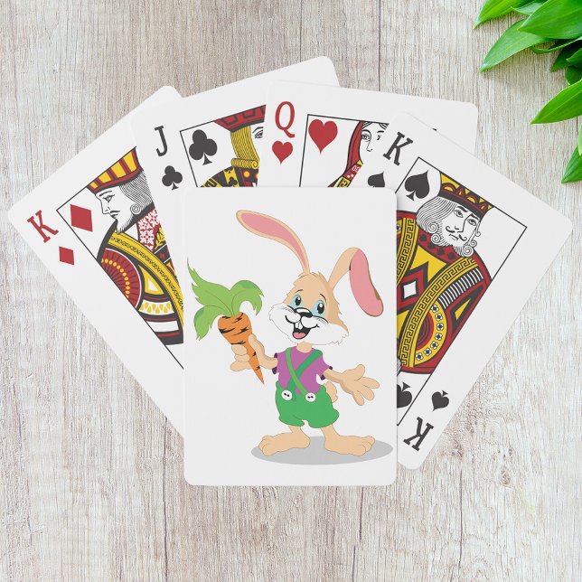 Jeu De Cartes Lapin De Pâques Avec Carotte Jouer Des Cartes (Créateur téléchargé)
