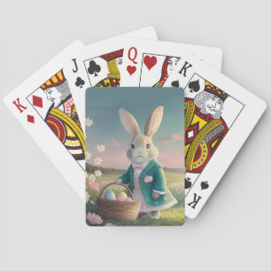 Jeu De Cartes Lapin de Pâques mignon 