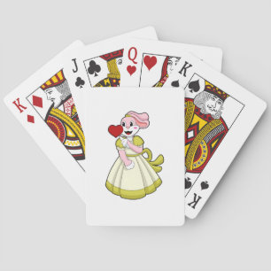 Jeu De Cartes Lapin en mariée avec une robe de mariée.PNG